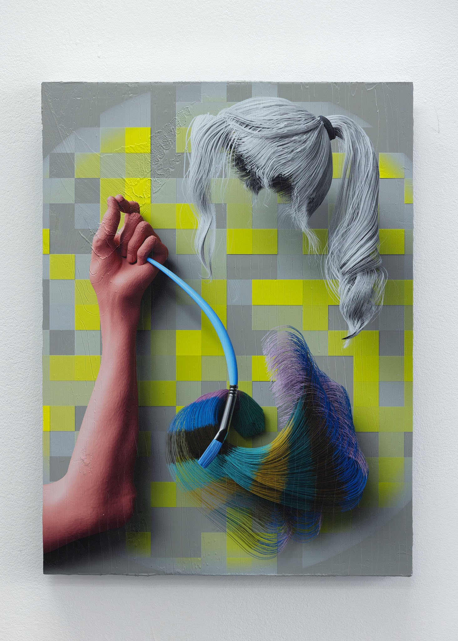 Tim Berresheim A brush, a tuft — where does the wig start? Missed Empathy in Cold Grey
