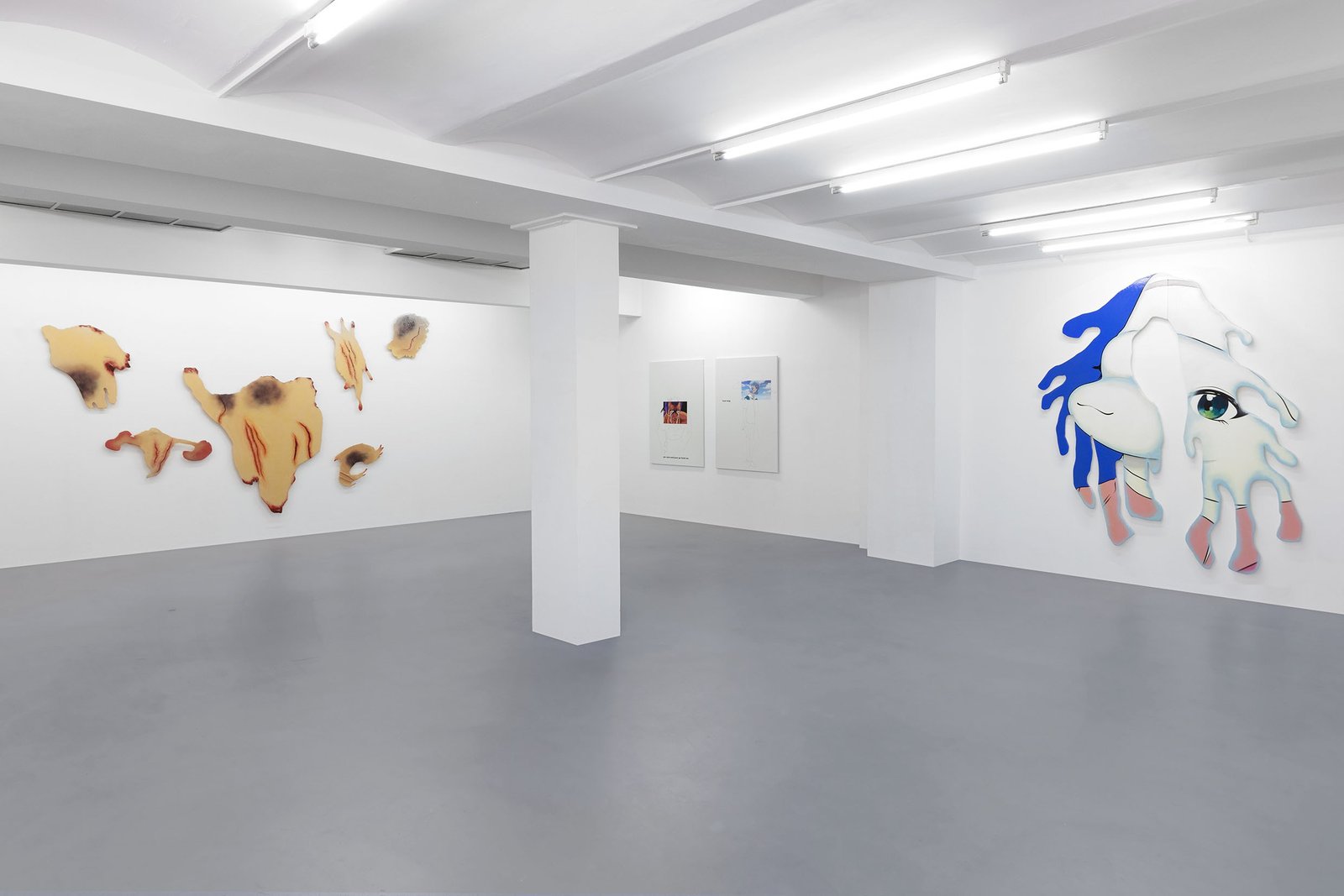 Marta Vovk, TURBOSORGENKUNST, Installationsansicht 2, Galerie Falko Alexander, Köln 2026