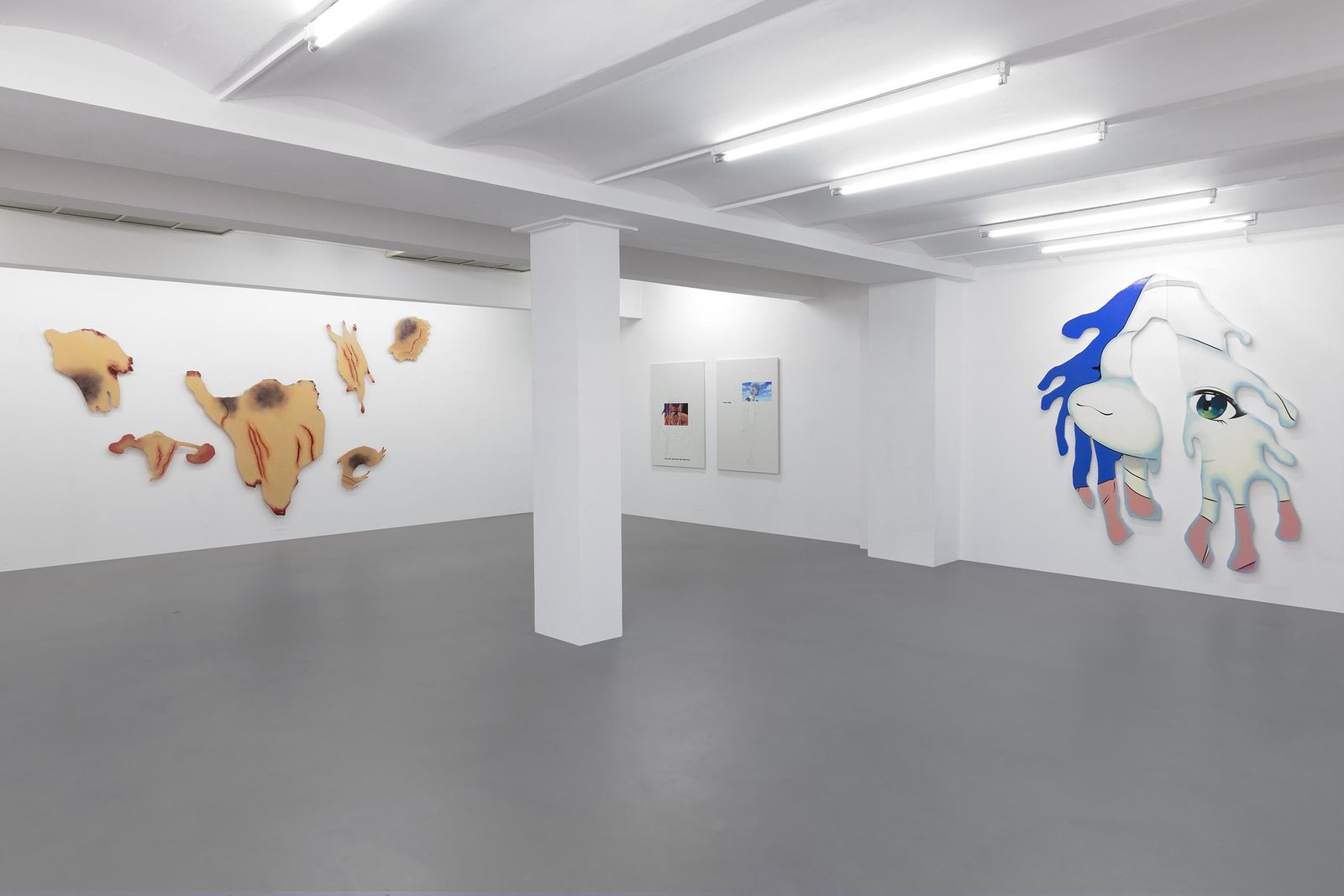 Marta Vovk, TURBOSORGENKUNST, Installationsansicht 2, Galerie Falko Alexander, Köln 2026