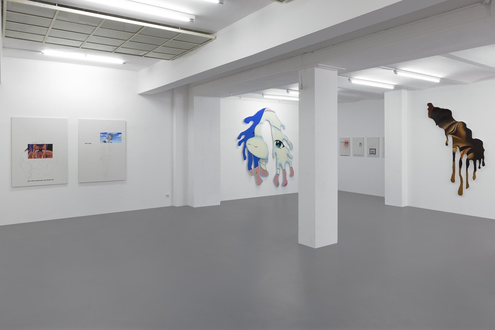 Marta Vovk, TURBOSORGENKUNST, Installationsansicht 4, Galerie Falko Alexander, Köln 2026