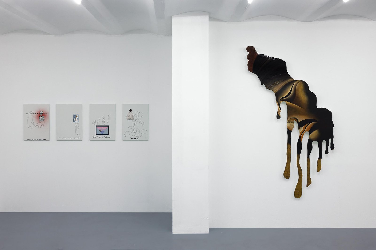 Marta Vovk, TURBOSORGENKUNST, Installationsansicht 5, Galerie Falko Alexander, Köln 2026